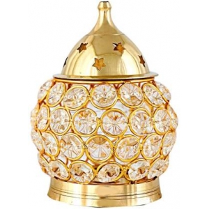 Akhand Diya / Brass Crystal 